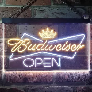 Budweiser Open Store Neon-Like LED Sign