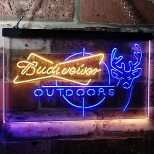 Budweiser Outdoors Neon-Like LED Sign