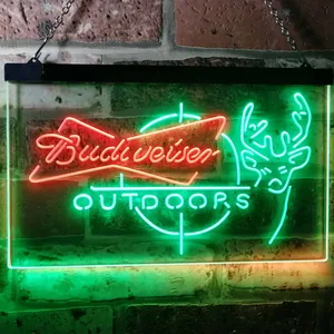 Budweiser Outdoors Neon-Like LED Sign