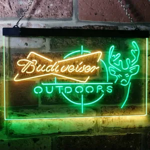 Budweiser Outdoors Neon-Like LED Sign
