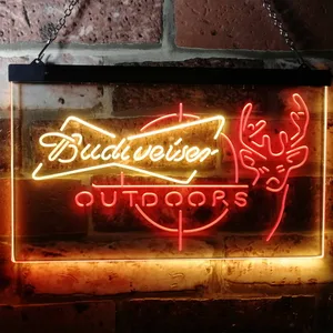 Budweiser Outdoors Neon-Like LED Sign