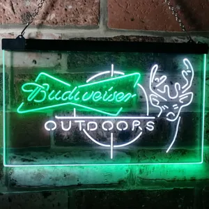 Budweiser Outdoors Neon-Like LED Sign