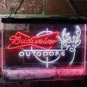 Budweiser Outdoors Neon-Like LED Sign