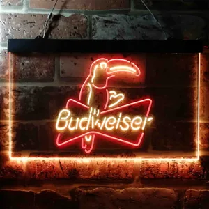 Budweiser Parrot Neon-Like LED Sign
