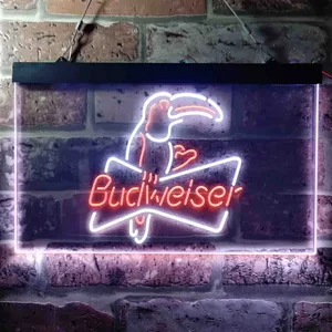 Budweiser Parrot Neon-Like LED Sign