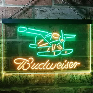 Budweiser Plane Neon-Like LED Sign