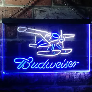 Budweiser Plane Neon-Like LED Sign