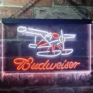 Budweiser Plane Neon-Like LED Sign