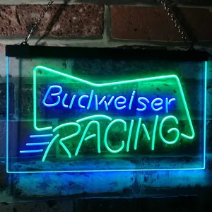 Budweiser Racing Neon-Like LED Sign