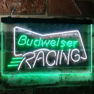 Budweiser Racing Neon-Like LED Sign