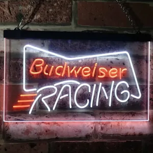 Budweiser Racing Neon-Like LED Sign