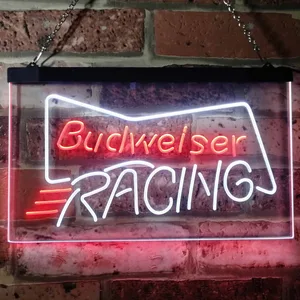 Budweiser Racing Neon-Like LED Sign