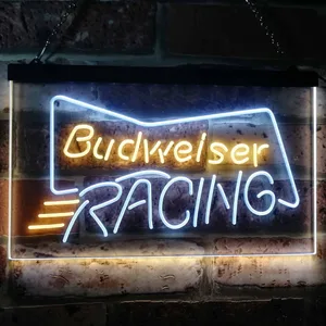 Budweiser Racing Neon-Like LED Sign