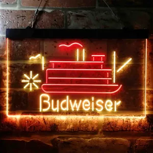 Budweiser Riverboat Neon-Like LED Sign