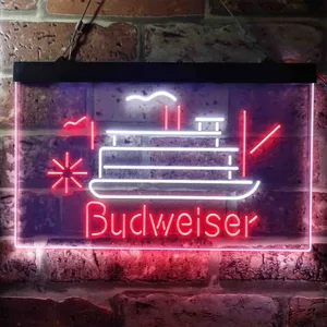 Budweiser Riverboat Neon-Like LED Sign