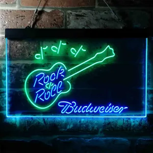 Budweiser Rock N Roll Neon-Like LED Sign