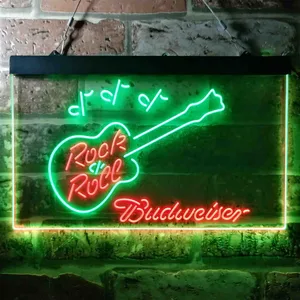 Budweiser Rock N Roll Neon-Like LED Sign