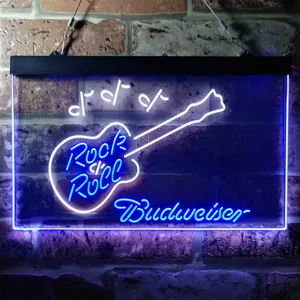 Budweiser Rock N Roll Neon-Like LED Sign