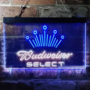 Budweiser Select Crown Neon-Like LED Sign