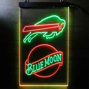 Buffalo Bills Blue Moon Neon-Like LED Sign