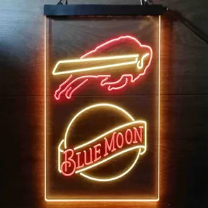Buffalo Bills Blue Moon Neon-Like LED Sign