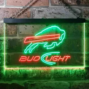 Buffalo Bills Bud Light Neon-Like LED Sign
