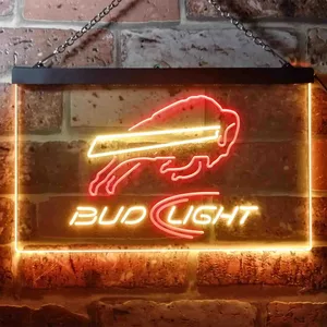 Buffalo Bills Bud Light Neon-Like LED Sign