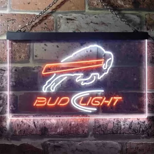 Buffalo Bills Bud Light Neon-Like LED Sign