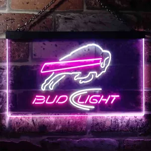 Buffalo Bills Bud Light Neon-Like LED Sign