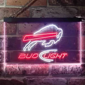 Buffalo Bills Bud Light Neon-Like LED Sign