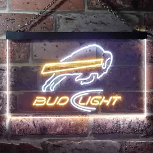 Buffalo Bills Bud Light Neon-Like LED Sign