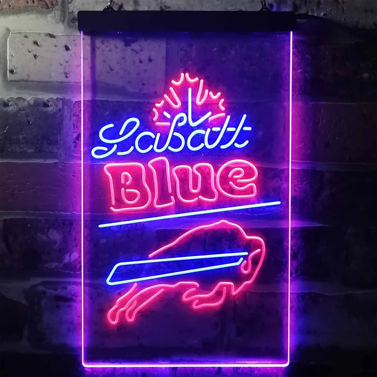 Buffalo Bills LaBatt Blue Neon-Like LED Sign