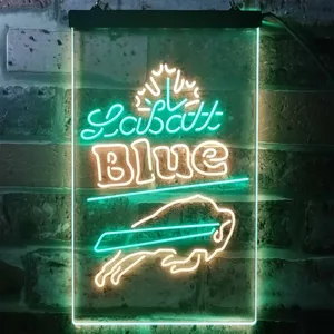 Buffalo Bills LaBatt Blue Neon-Like LED Sign