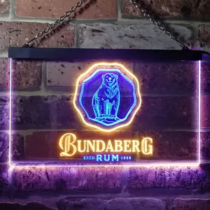 Bundaberg Bear Logo Neon-Like LED Sign