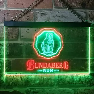 Bundaberg Bear Logo Neon-Like LED Sign