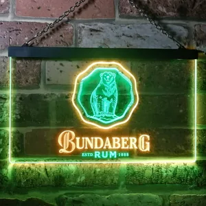 Bundaberg Bear Logo Neon-Like LED Sign
