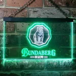 Bundaberg Bear Logo Neon-Like LED Sign