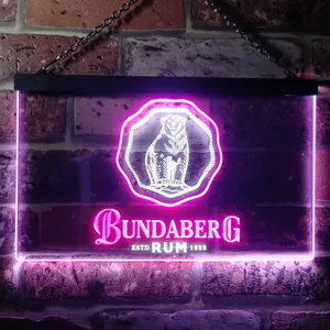 Bundaberg Bear Logo Neon-Like LED Sign