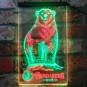 Bundaberg Rum Bear - Logo Neon-Like LED Sign