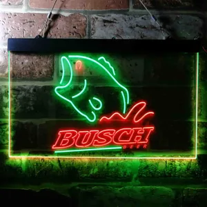 Busch Bass Fish Neon-Like LED Sign