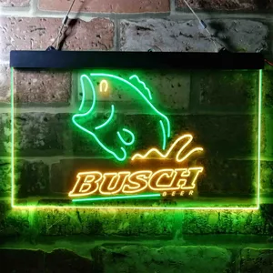 Busch Bass Fish Neon-Like LED Sign