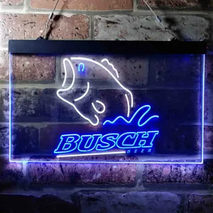 Busch Bass Fish Neon-Like LED Sign