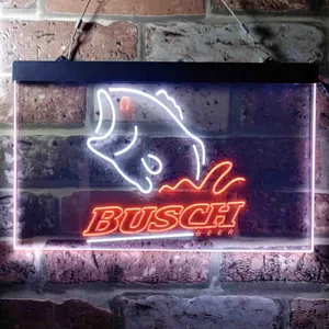 Busch Bass Fish Neon-Like LED Sign