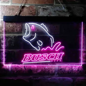 Busch Bass Fish Neon-Like LED Sign