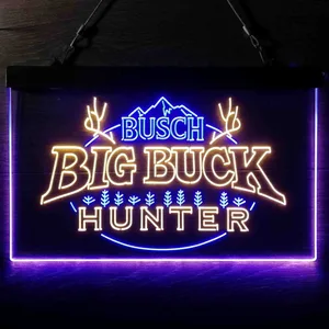 Busch Big Buck Hunter Neon-Like LED Sign