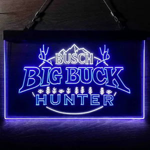 Busch Big Buck Hunter Neon-Like LED Sign