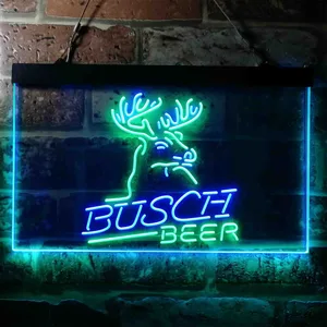 Busch Deer 2 Neon-Like LED Sign