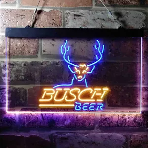 Busch Deer 3 Neon-Like LED Sign