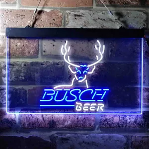 Busch Deer 3 Neon-Like LED Sign