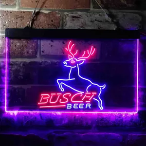 Busch Leaping Deer Neon-Like LED Sign